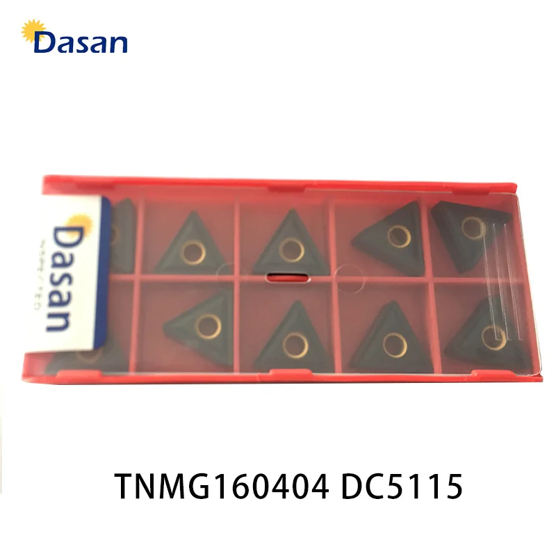 10 шт. TNMG160404 DC5115 TNMA160408 карбид Вставки TNMG 160408 токарный станок с ЧПУ Токарный Инструмент для чугуна