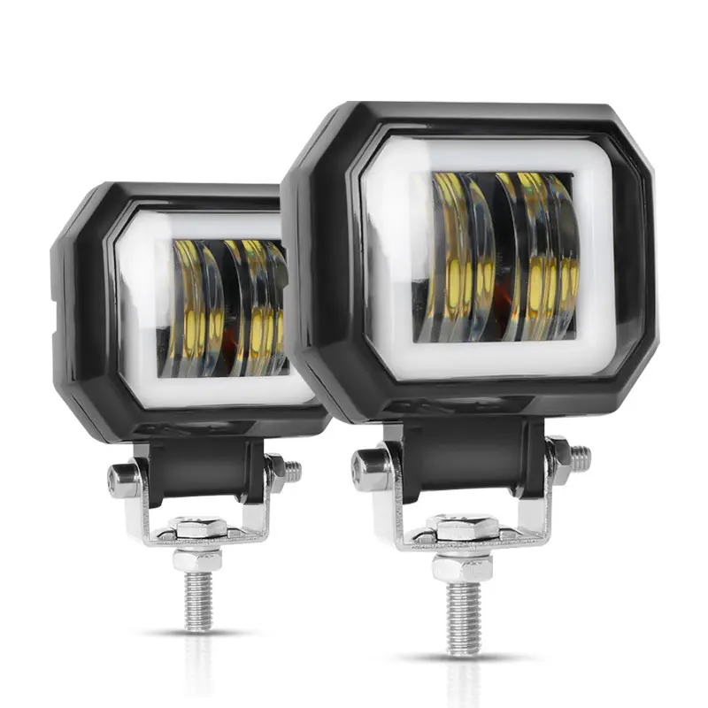 

1PCS Working Driving Lights night 12V 24V External LED Daytime running lights SUV Trucks Motorcycle Universal accessories
