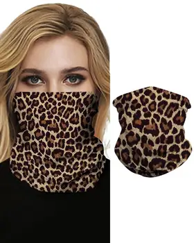 

Leopard Camouflage Print Face Bandana Magic Scarf Headwrap Balaclava Bandana Face Cover