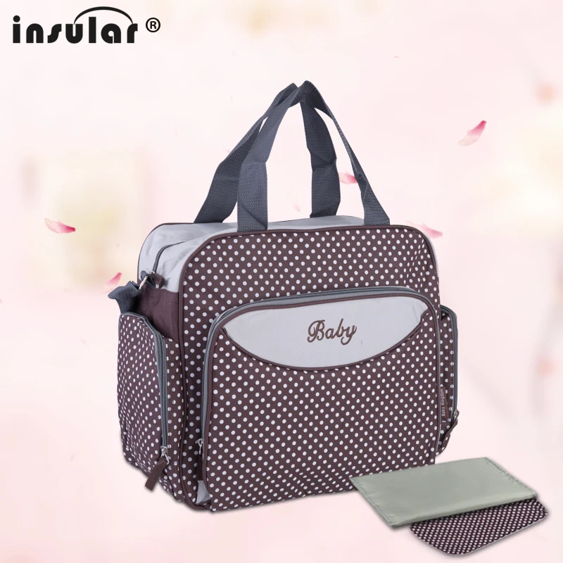 

Multifunctional Dot Printing Diaper Bag Shoulder Messenger Mummy Big Stroller Bag Maternity Handbag Nappy Baby Bags Stylish 45