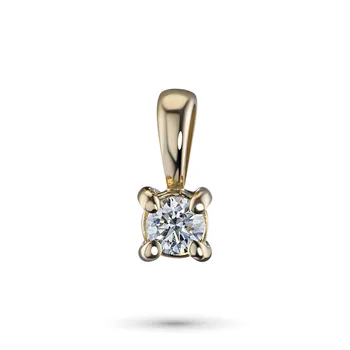

Pendant made of yellow gold with diamond e0301pd12161100