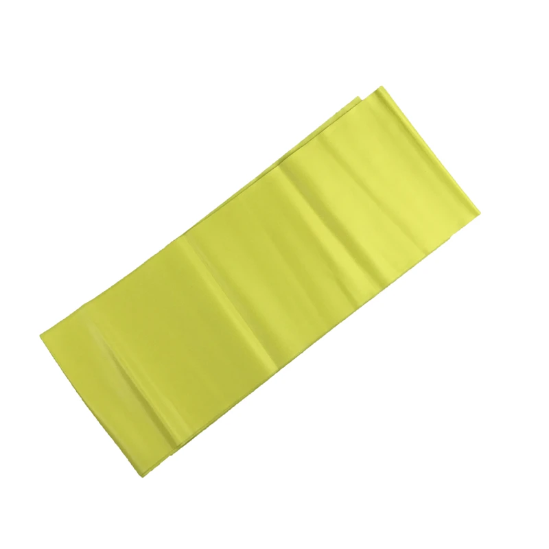 yellow 1,5 м латексная эластичная лента для занятия йогой, тянуть тренажерный канат эспандер Для Фитнеса Обучение эластичная лента веревка 8 расцветок - Цвет: yellow