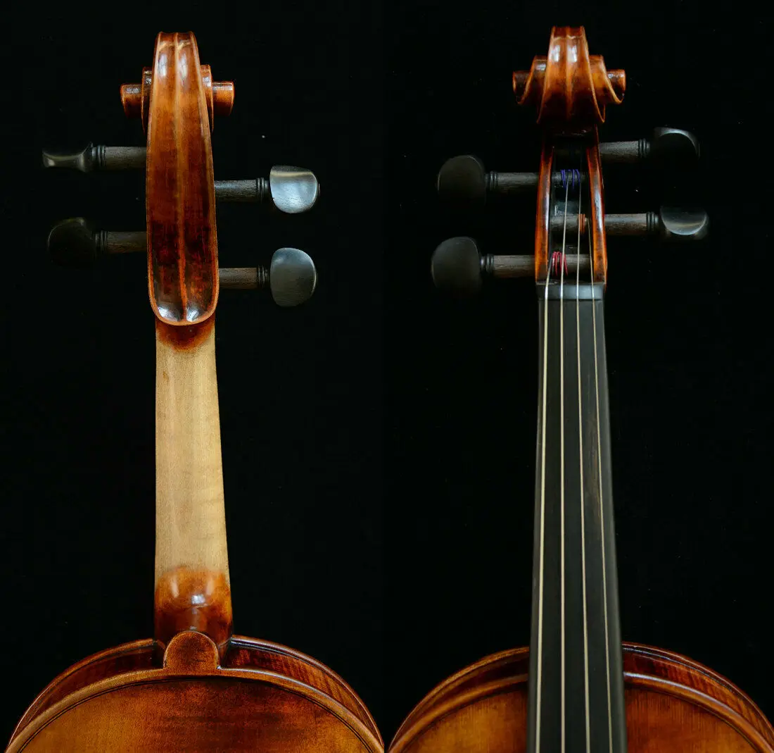 Тонкое звучание скрипки Guarneri del Gesu 1743 Cannone скрипка масляного лака 1 p сзади|Скрипка|