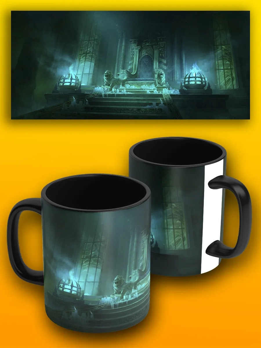 Sparkling Black video game Diablo 2 - 2184 mug cup Pialat for tea | Дом и сад