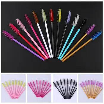 

Disposable Mascara Wand Micro Eyelash Comb Brush Spoolers Makeup Kit Lash Extension Brushes Applicator Lash Eyebrow Brush 25Pcs