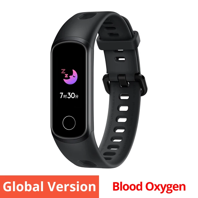 Black Браслет huawei Honor Band 5i, умный браслет, зарядка через usb, мониторинг крови и кислорода, спортивный фитнес, сенсорный цветной экран 0,96 дюйма - Цвет: Black