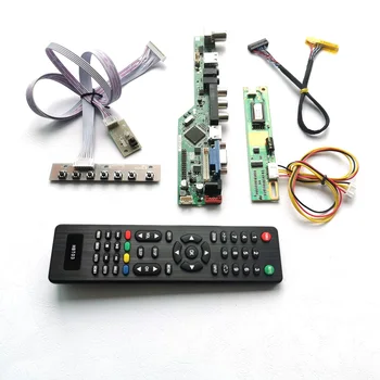 

For B141PN01 V1 T.V56 controller board LCD display panel Remote+Inverter+keyboard VGA HDMI AV USB RF 1CCFL 30-Pins LVDS DIY kit