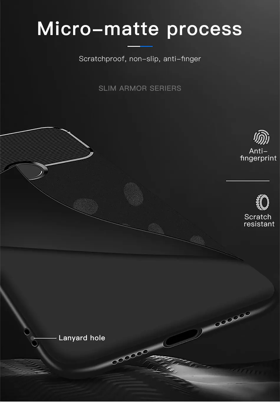 !ACCEZZ Luxury Matte Phone Case For Xiaomi Redmi Note 7 Protection Back Cover Anti-knock Thin For Redmi Note 7 Soft Shell Cases (3)