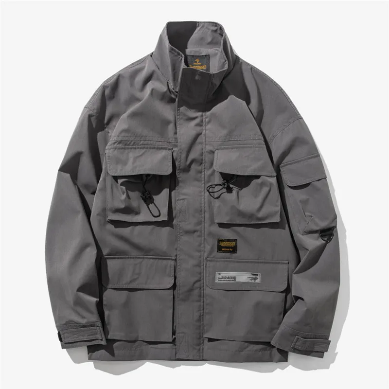

Yi dao Vintage 19 Autumn New Style Workwear Coat Men's Trend Japanese-style Retro Casual Multi-pockets Loose-Fit Jacket Men's