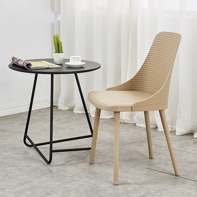

Simplicity Europe dining chair Plastic Girl Student Lovely Bedroom Desk Nordic Chair Dining Room Furniture