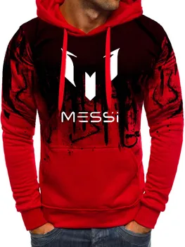 

Gradient Hoodie Men Messi 10 Print Sportwear Men Hoodies Sweatshirts Casual Coat Slim Fit Hoody Harajuku Hooded tracksuit