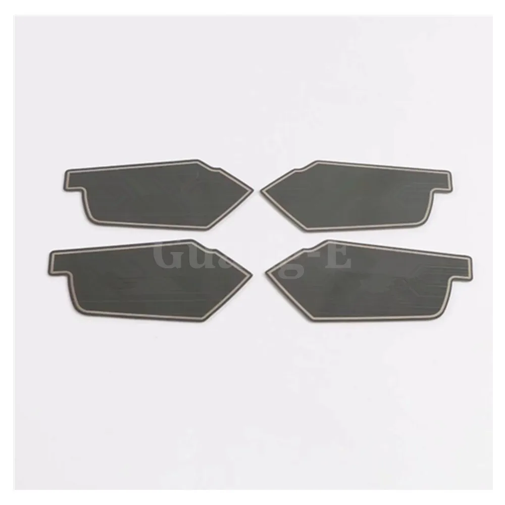 Car sticker protect detector handle trim stainless steel inner internal door 4pcs For AUDI Q3 （F3）