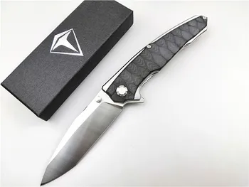 

Folding Knife Black Shark D2 Blade G10 Handle High Quality Outdoor Camping Tactical Survival Knife EDC Hunting Handmade Tools
