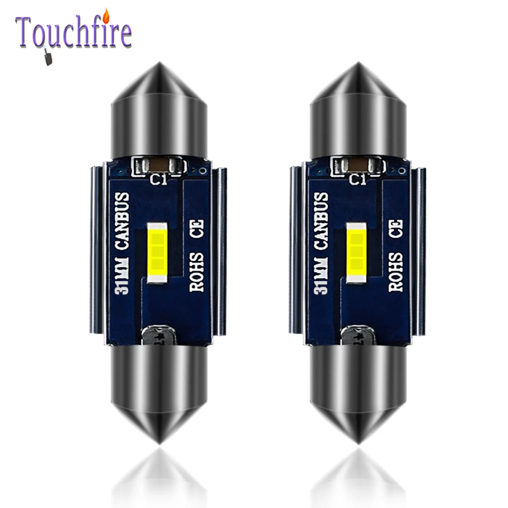 Купольные лампы CANBUS 31 36 39 41 мм C5W led CSP-1860 2 шт. 6000 светодисветодиодный для чтения в