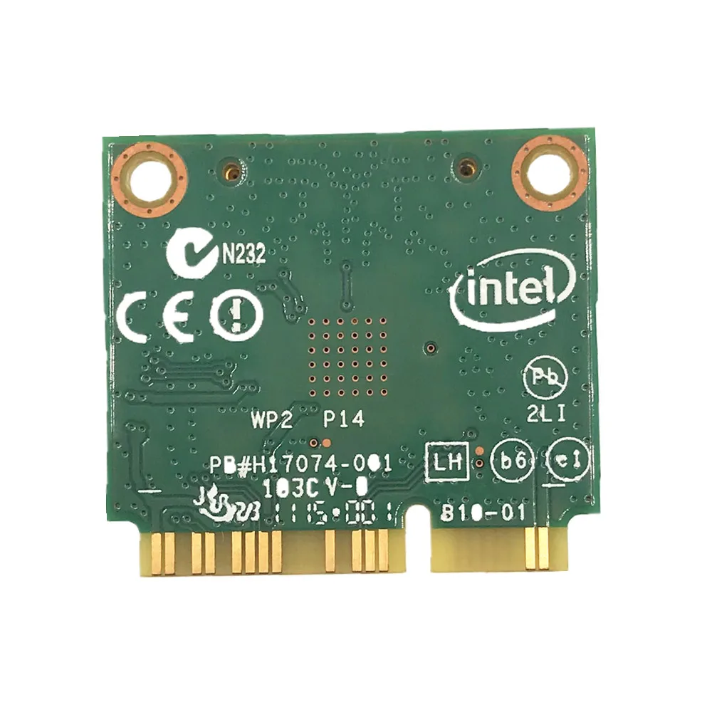 Tanie 876M dwuzakresowy 2.4 + 5G Bluetooth V4.0 Wifi bezprzewodowy Mini PCI expresscard dla Intel 7260 AC 7260HMW 7265 IT 7265HMW 8260
