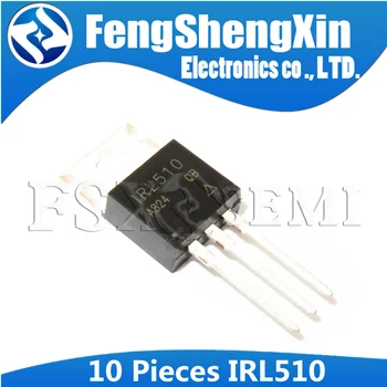 

10pcs IRL510 TO-220 IRL510N TO220 MOSFET N-CH 100V 5.6A Power MOSFET