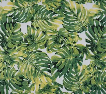 

Monstera Leaves Printed Canvas Fabric Cotton Fabric DIY Cutting Cloth Textile Accessories 1Yard 0.9Meter