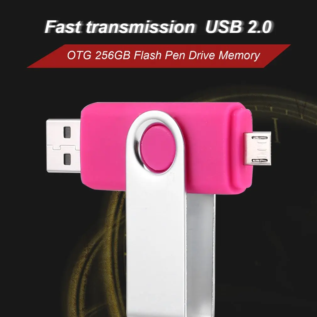 OTG 256GB Micro USB 2,0 флэш-накопитель флэш-память U диск для Android PC