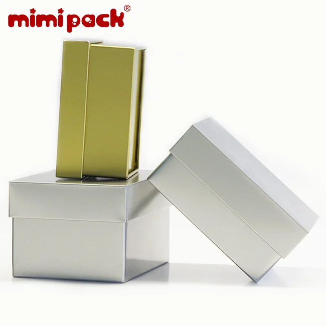 Mimipack креативные 24 штуки квадратные/прямоугольные жестяные банки для печенья, Подарочная коробка для мелочей, органайзер для свадебных украшений