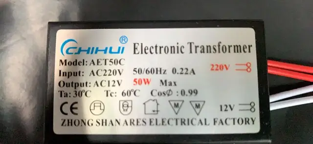 1 piece 3 years warranty Metal electronic transformer driver for 12V 20W 160W 250W LED light bulbs Driver Power Supply 50w