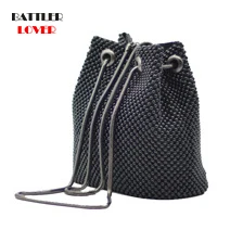 Fashion Ladies Shoulder Bags Chain Tassel Simple Bucket Bags for Women 2020 Crossbody Messenger Bag Purse Bolsa Feminina