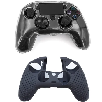 

Silicone Gel Controller Cover With Crystal Shell Cover Case For PS4 Nacon2 Playstation 4 Nacon 2 PS4 Elite V2 Controller Protect