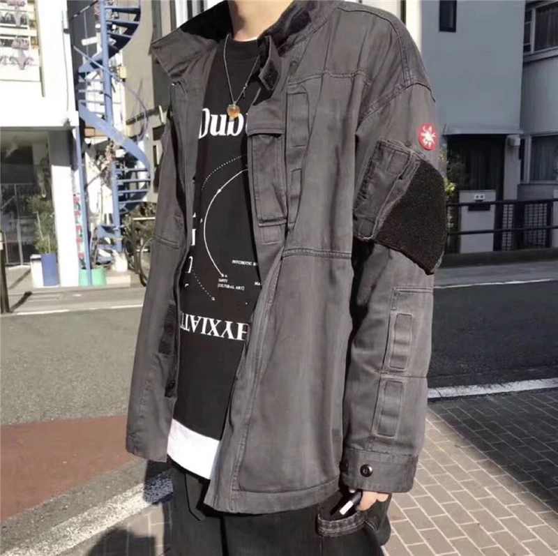 Men Women 1:1 Top Quality Patchwork Jacket Cav Empt Clothing Vintage CAVEMPT C.E JACKET mens waterproof jacket