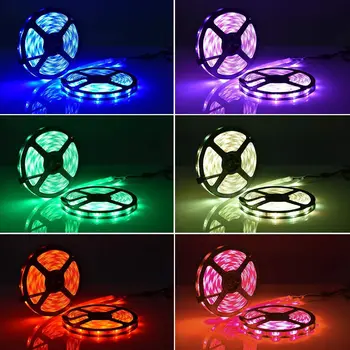 

LED Strip Light RGB 5050 Lights Music Sync Color Changing Built-in Mic, Music Controlled LED Lights Rope Lights 5M 10M 15M 20M