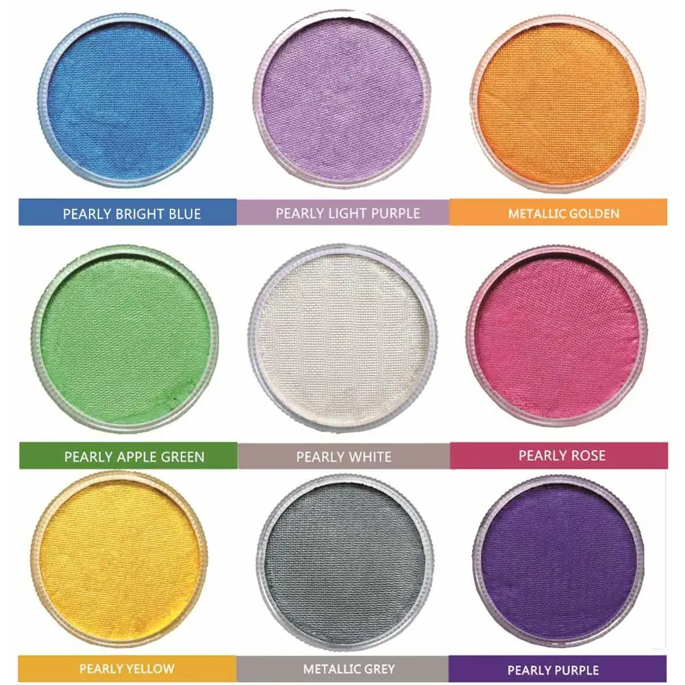 Water Based Pearl Face Body Paint for Kids & Adults for Halloween Makeup Fancy Party Cosplay Costume, Theater & Stage 2