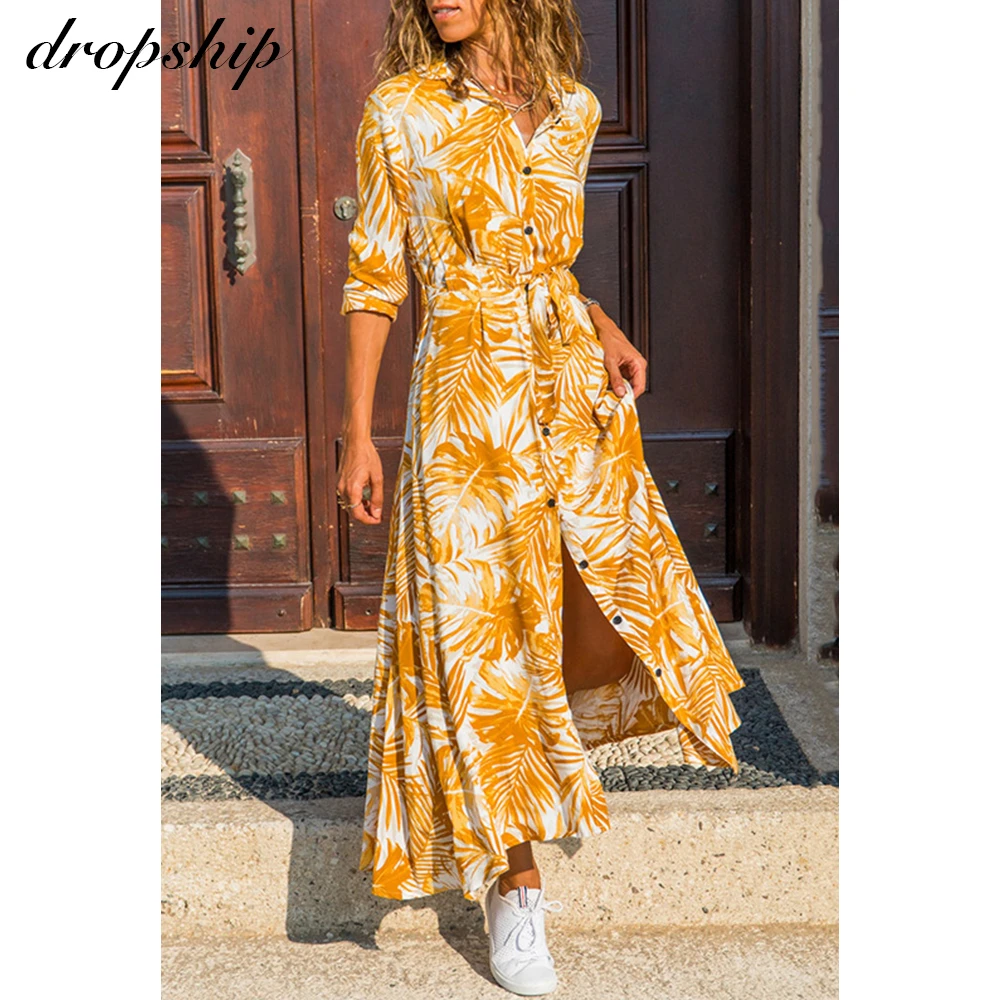 long sleeve maxi beach dresses