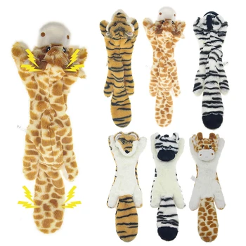 

Chew Squeak Toys Plush Squeak Pet Wolf Rabbit Animal Plush Toy Toys For Small Medium Dogs Interactive Chew Toy