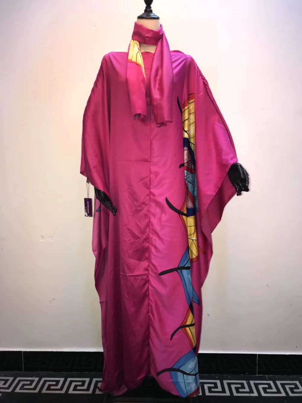 Дубай шелк кафтан леди платья Длина 145 см bustline 100 см традиционные женские платья африканские платья для женщин