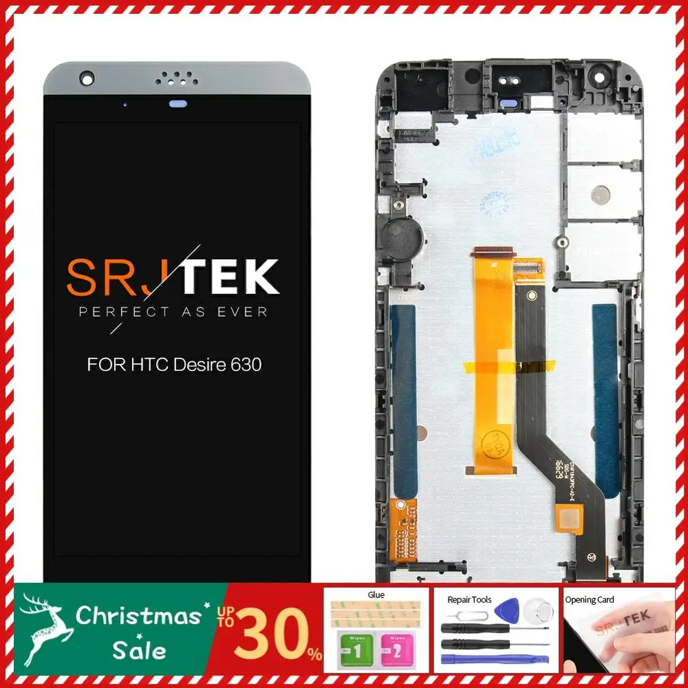 Srjtek 5,0 ''ЖК-дисплей для htc Desire 630 ЖК-дисплей сенсорный экран дигитайзер для Desire 630 D630 запасные части для ремонта ЖК-дисплея