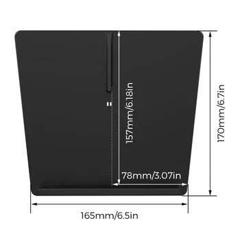 

10W Black ABS + PC Smart Phone Qi Wireless Charger 10W Fast Charging Board Clip For Tesla Model 3 Type-C NOT Included