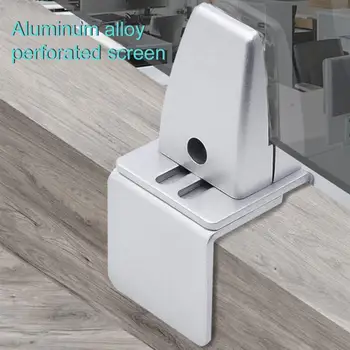 

Rustproof Home With Screws Punch Free Screen Partition Canteen Glass Clip Office Durable Clamp Hardware Fixed Adjustable Spacing