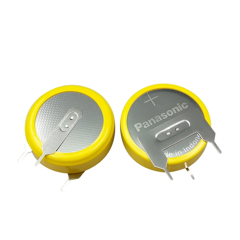 

20pcs/lot Panasonic CR2477 3V High Performance High Temperature Resistant Button Coin Battery Cell with Solder Pins CR 2477