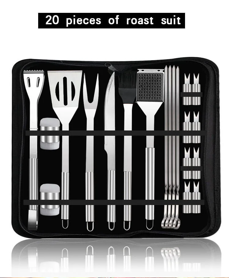5/9/20 штук барбекю гриль набор инструментов с 10 Аксессуары для ...