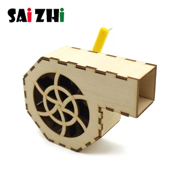 

Saizhi Exhaust Fan Kids Toys For Boys Diy For Kids Model DIY Wooden Fan Model Building Assembly Kids Educational Toys