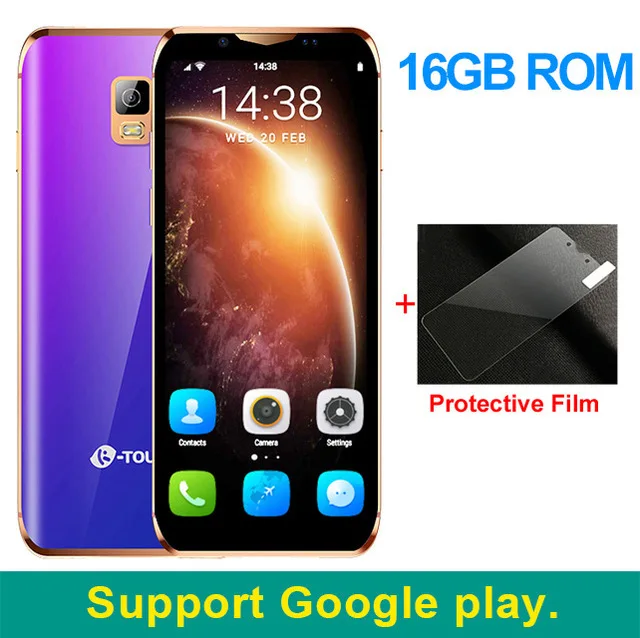 I10s 2 16GB Blue K-Touch i10S маленький сотовый телефон разблокированный мини-смартфон android 6,1 Google Play мобильные телефоны MTK6580 четырехъядерный смартфон - Цвет: I10s 2 16GB Blue