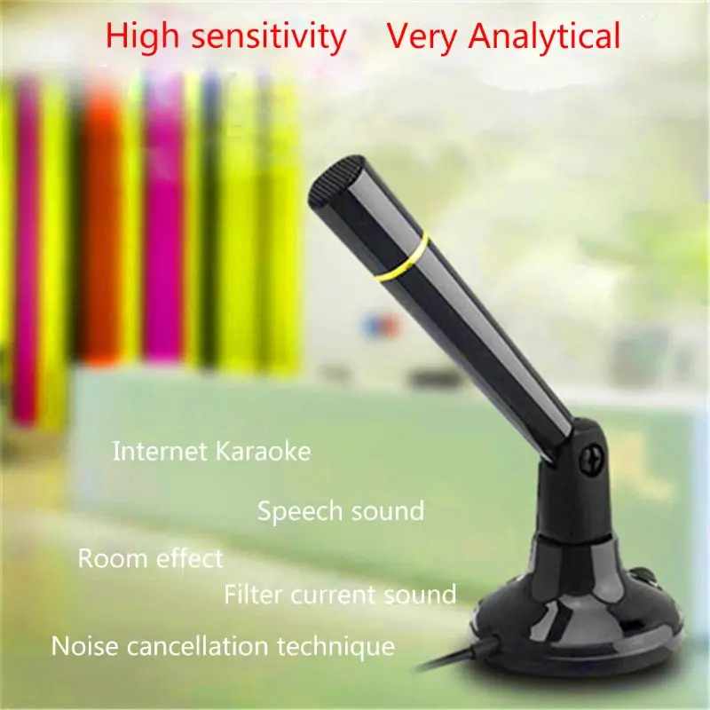

TMK-G22 Desktop Computer Mic Flexible Recording Microphone with Adjust Switch