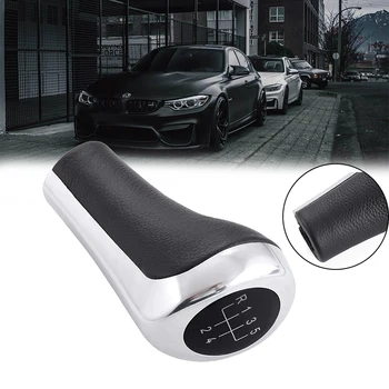 

Black Gloss Silver Manual 5 Speed MT Gear Shifter Lever Shift Stick Knob for BMW E30 E32 E36 E46 E39 E34 Z3