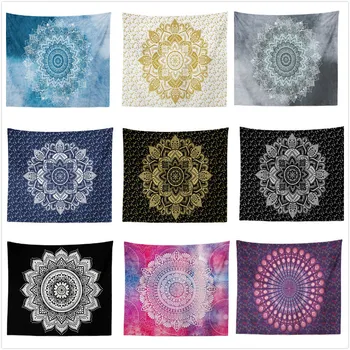 

Mandala Tapestry 230*180cm Wall Carpet Tapestry Home Decor Wall Hanging Blanket Multifunctional Cover Table Cloth Beach Towel