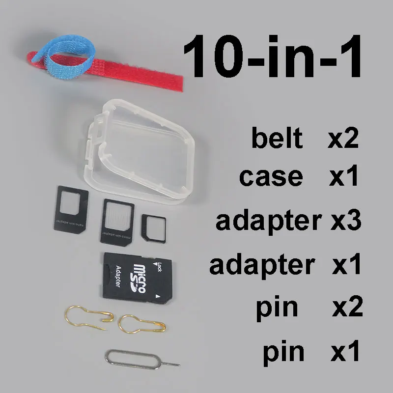 PCTONIC TF SD карты Инструменты эжектор pin лоток извлечения Pin sim карты адаптер кабель ремень маленький чехол для хранения для iphone samsung huawei