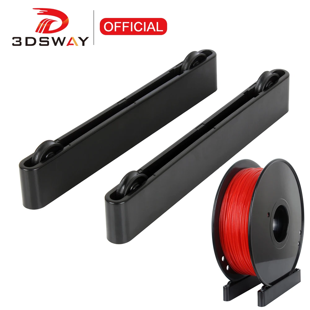 3DSWAY 3D Printer Parts Filament Spool Holder Adjustable Rack 1kg PLA ABS Consumables Shelves Supplies Material Fixed Seat Tray 3d printer accessories filament spool holder shelves supplies material tray rack for prusa i3 mk2 5s mk3s multi material 2s