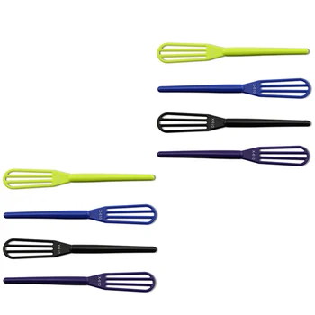 

10Pcs/Pack Pro Salon Hairdressing Dye Cream Whisk Plastic Hair Mixer Barber Stirrer Blender Hair Care Styling Tools