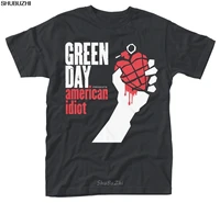 Green Day 'American Idiot Album Cover' T-shirt-Nuevo Y Oficial Mannen Katoenen T-shirts Zomer Merk T-shirt Euro size Sbz3330