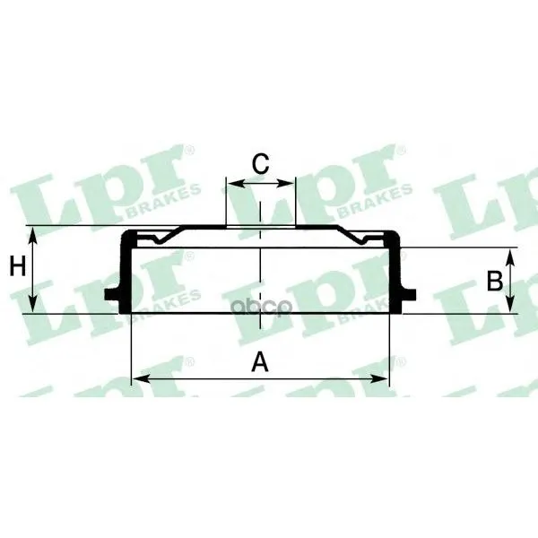 Барабан Тормозн Renault Kangoo 01-/Laguna 95-01/Megane 96-01/Scenic 99-03 Lpr 7d0176 Lpr арт. 7D0176
