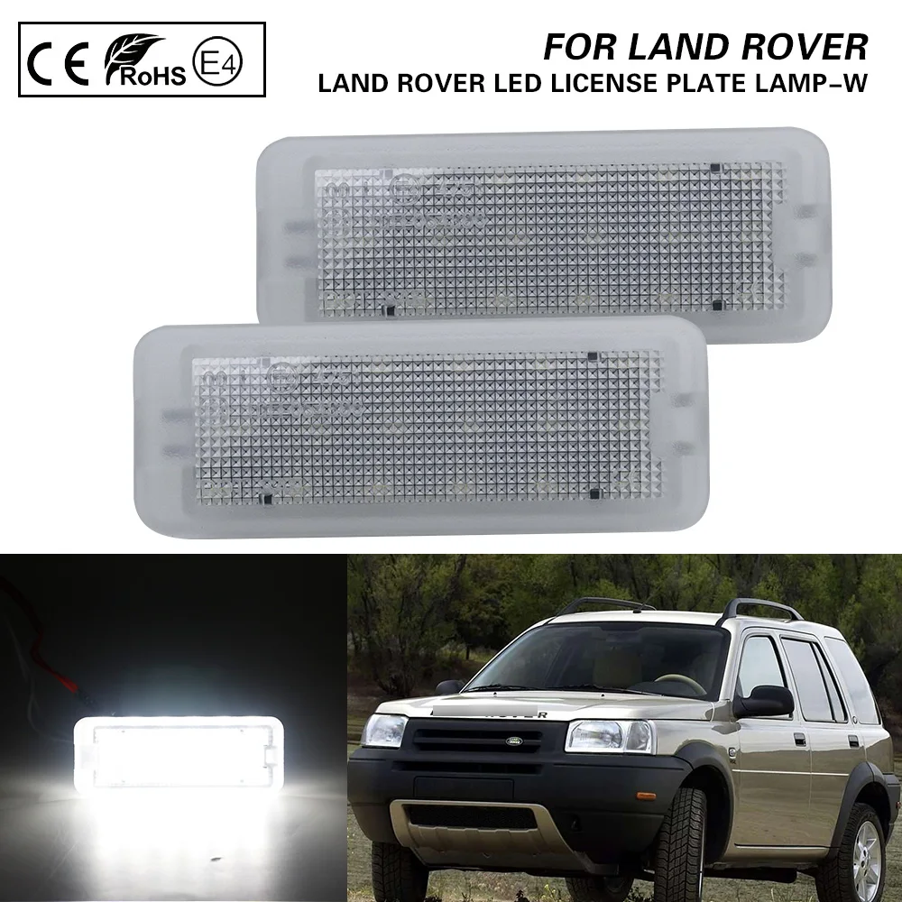 

2PCS LED Courtesy Lamp Boot Light lamp LOADSPACE LIGHT NTERIOR BONNET AND BOOT LIGHT Interior for Land Rover Freelander 98-06