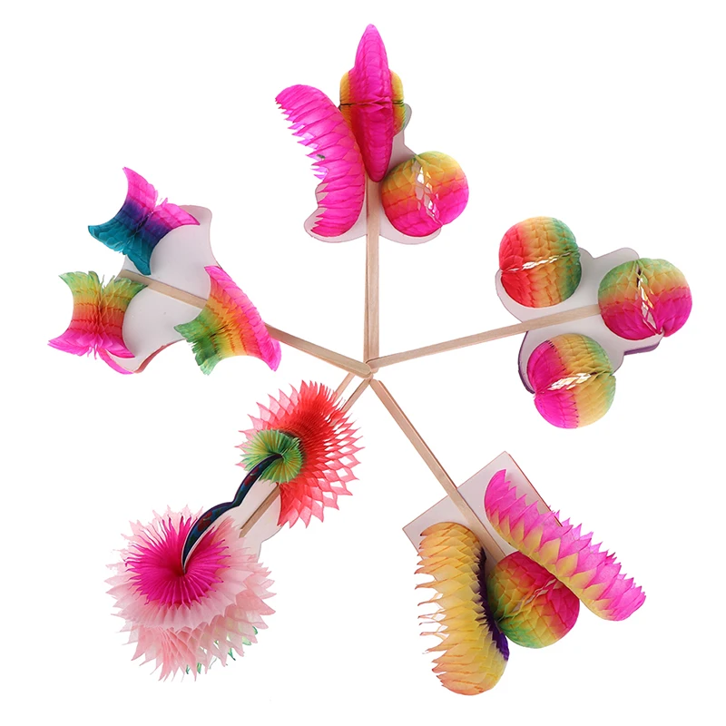 Handmade Chinese Magic Flower Manual Deformation Educational Toys Paper Cutting For Children