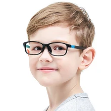 Детские очки TR90, гибкая оправа для очков, детские черные оптические очки для мальчиков, спортивные очки, детские очки